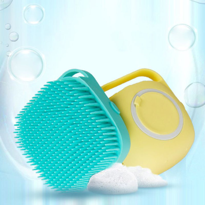 Transform Your Pet Bathing Experience with Our Soft Silicone Pet Bath Brush Shampoo Dispenser