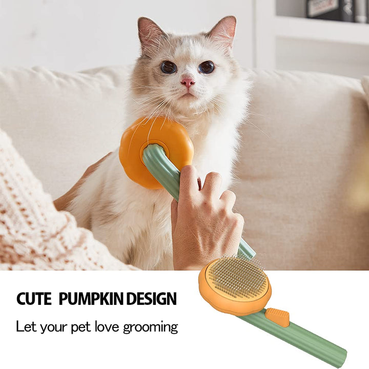 Transform Grooming Time with the Self Cleaning Pet Slicker Grooming Brush